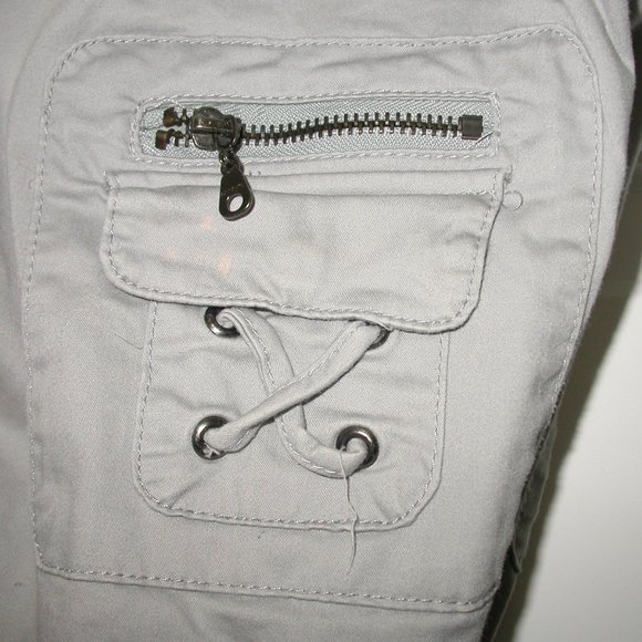 Light Grey Shorts with Laces - Picture 6 of 7